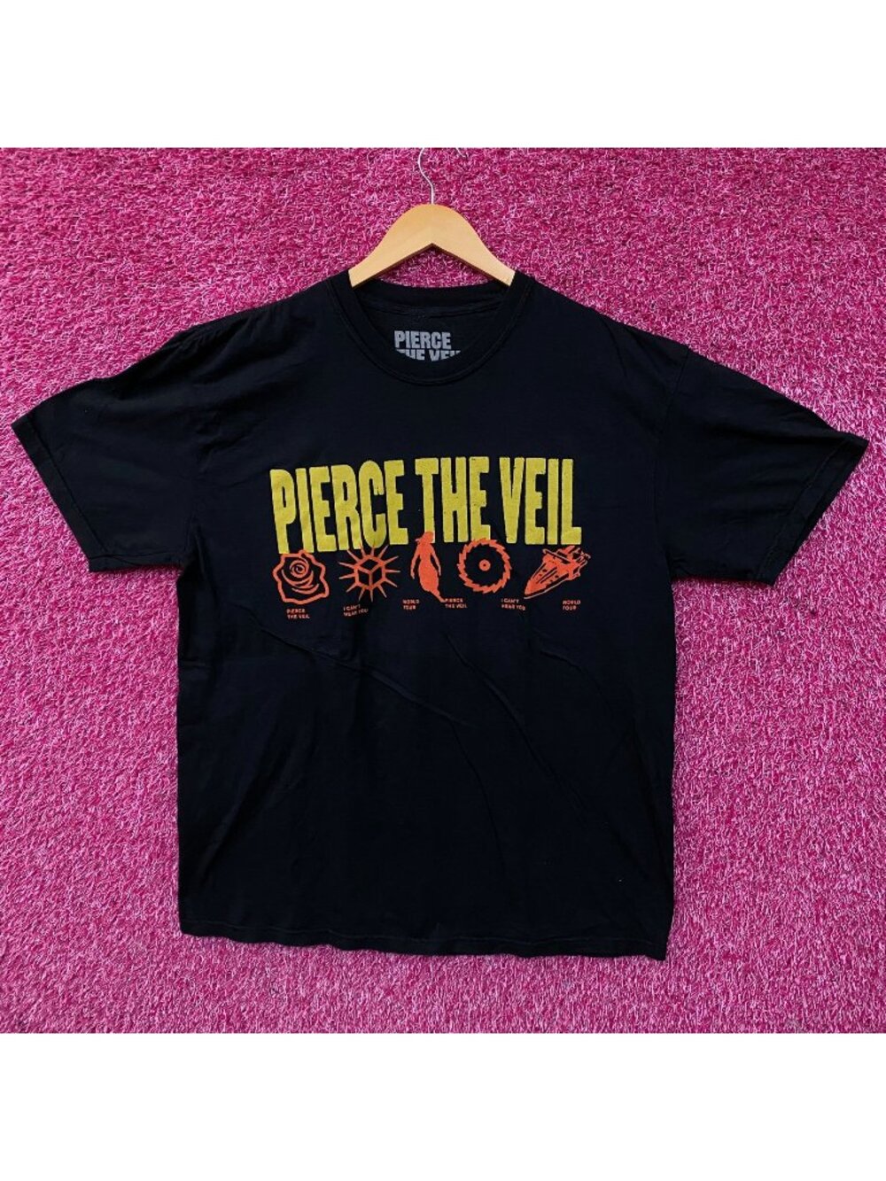 Pierce The Veil "I Can't Hear You World Tour" T-Shirt XL